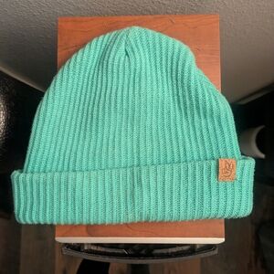 Rustek 100% Cotton Beanie in Aqua Green